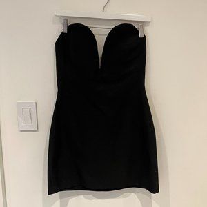 *NWT* Zara Limited Edition Black Sweetheart Mini Dress Small